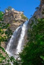 Uchan-su falls on the mountain Ah-Petri Royalty Free Stock Photo