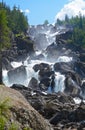 Uchar Waterfall on the Chulcha River, Altai, Russia