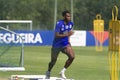 Uche Henry Agbo during the training of Deportivo de La CoruÃÂ±a