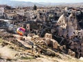 Uchisar, Cappadocia, December 2nd 2021, Rock formations in Cappadocia, Uchisar town