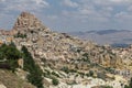 Uchisar Castle in Cappadocia, Nevsehir, Turkey Royalty Free Stock Photo