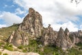 Uchisar Castle View Royalty Free Stock Photo