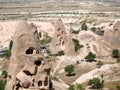 Uchisar cave city in Cappadocia, Turkey Royalty Free Stock Photo