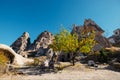 Uchisar town in Cappadocia. Turkey