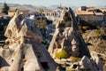 Uchisar town in Cappadocia. Turkey