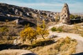 Uchisar town in Cappadocia. Turkey