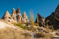 Uchisar town in Cappadocia. Turkey