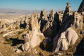 Uchisar town in Cappadocia. Turkey