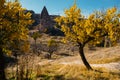 Uchisar town in Cappadocia. Turkey