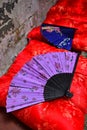 Uchiwa fixed hand fan ogi sensu Shan Asia