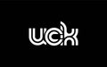 UCK Creative Unique Modern Letter Logo Design Royalty Free Stock Photo