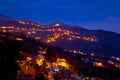 Ucka mountain village evening view Royalty Free Stock Photo