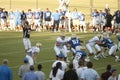 UCLA Football Scrimmage Royalty Free Stock Photo