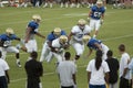 UCLA Football Scrimmage Royalty Free Stock Photo