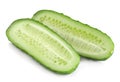 ÃÂ¡ucumber on white Royalty Free Stock Photo
