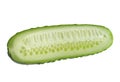 ÃÂ¡ucumber on white Royalty Free Stock Photo