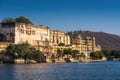 Udaipur city palace in with blue sky background, Udaipur India