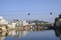 Udaipur city on te Lake Pichola.