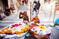 UDAIPUR, INDIA - JANUARY 12: Unidentified people near Jagdish te