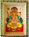 Mural of Ganesha or Ganapati, Vinayaka, and Pillaiyar Royalty Free Stock Photo