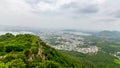 View from Sajjangarh Palace or Monsoon Palace is a hilltop palatial residence in the city of Udaipur, Rajasthan