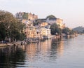 Udaipur`s City Palace from Lake Pichola