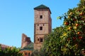 Tower in the Udayas castle in the Rabat,Morocco