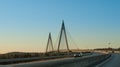 Uddevalla bridge crosses the Byfjorden outside Udevalla...