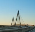 Uddevalla bridge crosses the Byfjorden outside Udevalla...