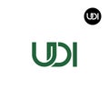 UDI Logo Letter Monogram Design Royalty Free Stock Photo