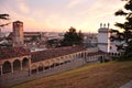 Udine, Friuli Venezia Giulia, Italy. Lippomano porticoes Royalty Free Stock Photo