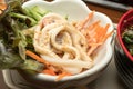 Udon Cream salad in little bowl