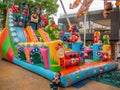 Childhood playground in UD Town Community mall at Udon Thani City Thailand.