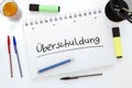 Ueberschuldung Royalty Free Stock Photo