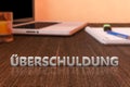 Ueberschuldung Royalty Free Stock Photo