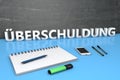 Ueberschuldung Royalty Free Stock Photo