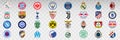 UEFA Champions League 2022-2023. Ajax, Liverpool, Napoli, Rangers, Porto, Atletico, Leverkusen, Brugge, Bayern, Barcelona, Inter,