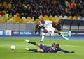 UEFA Champions League game Dynamo Kyiv vs PSG Royalty Free Stock Photo