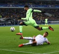 UEFA Champions League game FC Dynamo Kyiv vs Manchester City in Royalty Free Stock Photo