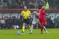 The UEFA Champions League game at ÃÂ«RZD ARENAÃÂ» stadium, Lokomotiv - Schalke 04.