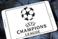 Uefa champions league logo Royalty Free Stock Photo