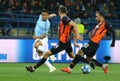 UEFA Champions League: Shakhtar Donetsk v Man City, Kharkiv, Ukraine Royalty Free Stock Photo