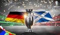 UEFA Euro Cup 2024 Germany vs Scotland Royalty Free Stock Photo