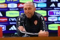 Uefa Euro 2024, European Qualifiers, press conference Blagoja Milevski North Macedonia coach manager Royalty Free Stock Photo