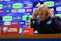 Uefa Euro 2024, European Qualifiers, press conference Luciano Spalletti Italy coach manager, before match ITALY VS NORTH MACEDONIA Royalty Free Stock Photo