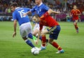 UEFA EURO 2012 Final game Spain vs Italy Royalty Free Stock Photo