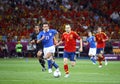 UEFA EURO 2012 Final game Spain vs Italy Royalty Free Stock Photo