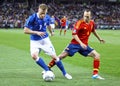 UEFA EURO 2012 Final game Spain vs Italy Royalty Free Stock Photo