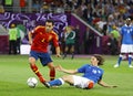 UEFA EURO 2012 Final game Spain vs Italy Royalty Free Stock Photo