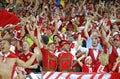 UEFA EURO 2012 game Germany vs Denmark Royalty Free Stock Photo